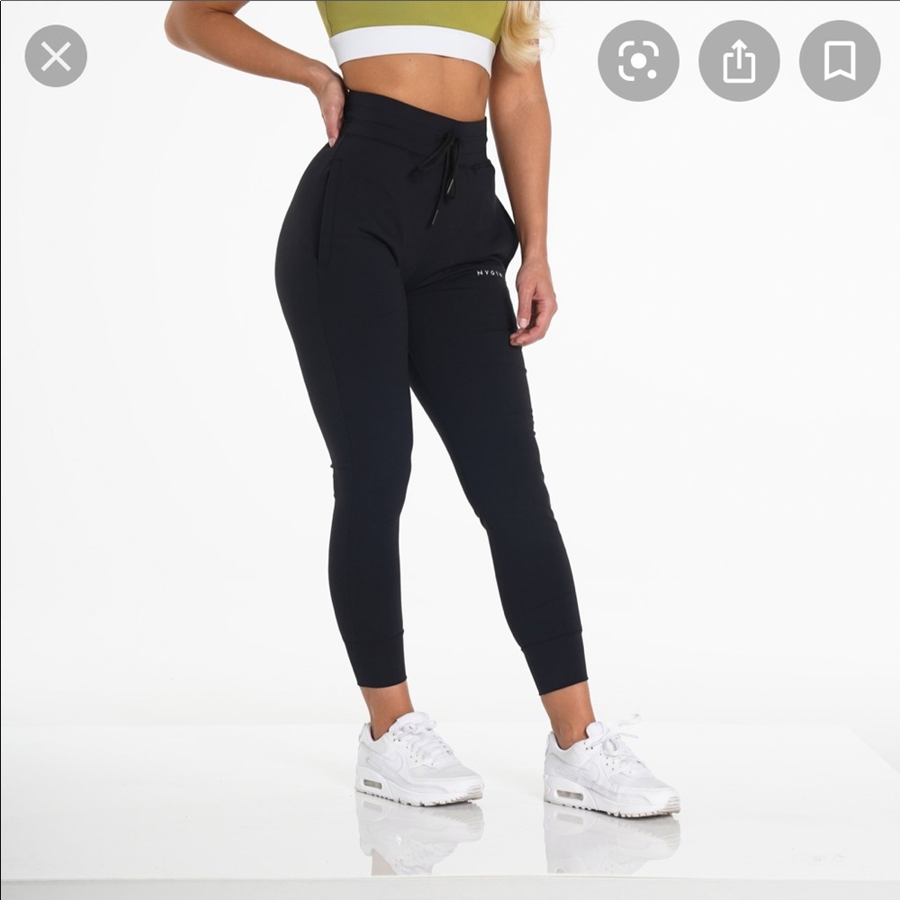Black NVGTN joggers